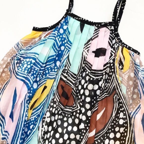 Gap kids DVF floral pleated dress EUC M(8-9Y) - Picture 5 of 7